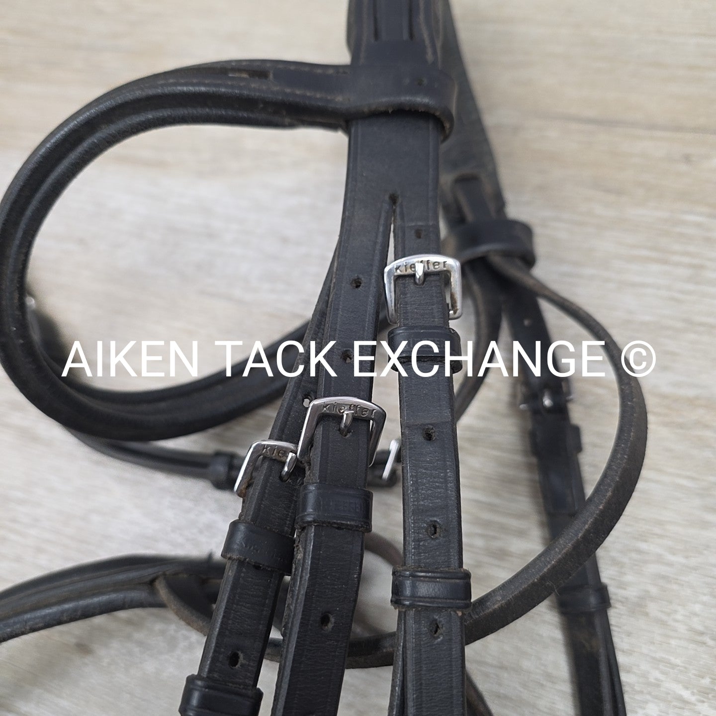 BARGAIN BUNDLE: Kieffer Flash Bridle & Nunn Finer Monocrown Fancy Stitched Flash Bridle, Size Full