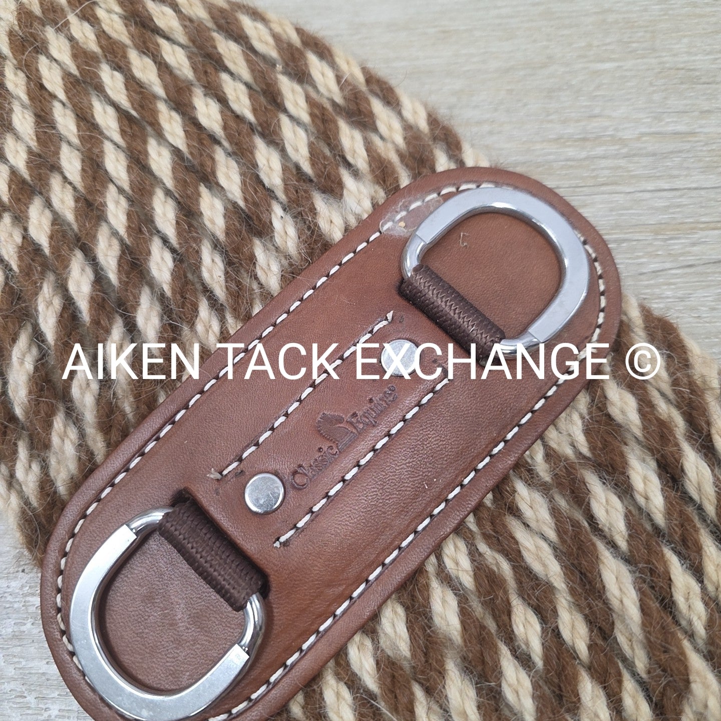 Classic Equine Mohair Alpaca Roper Cinch with Cashel ring Master Cinch Protector