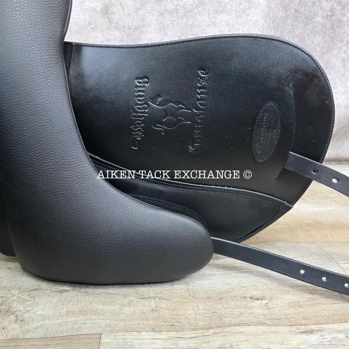 2025 Custom Saddlery Wolfgang Constanze 2 Monoflap Dressage Saddle, 17.5" Seat, Adjustable Tree, Wool Flocked Panels