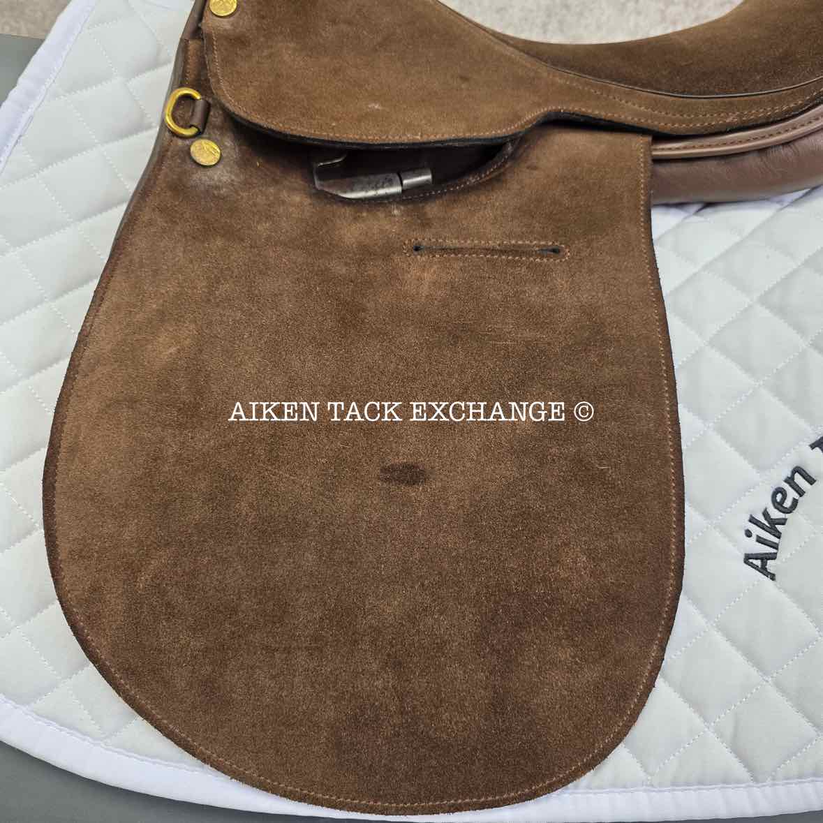 **SOLD** Dos Banderas Polo Saddle, 16" Seat, Medium Tree, Foam Panels