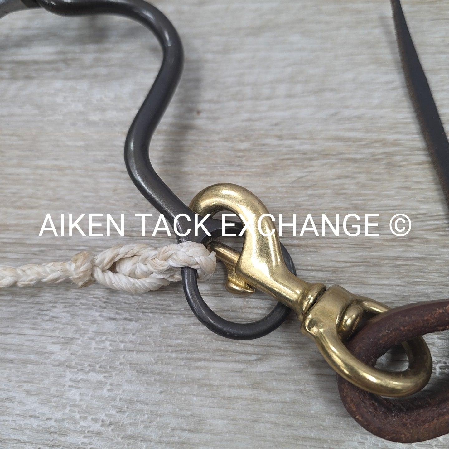 Dutton One Ear Head Stall with Matching Split Reins & Dutton Smooth Broken Port