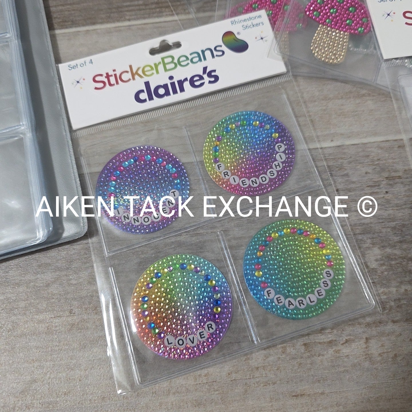 Claire's StickerBeans Books + 20 Rhinestone Stickers