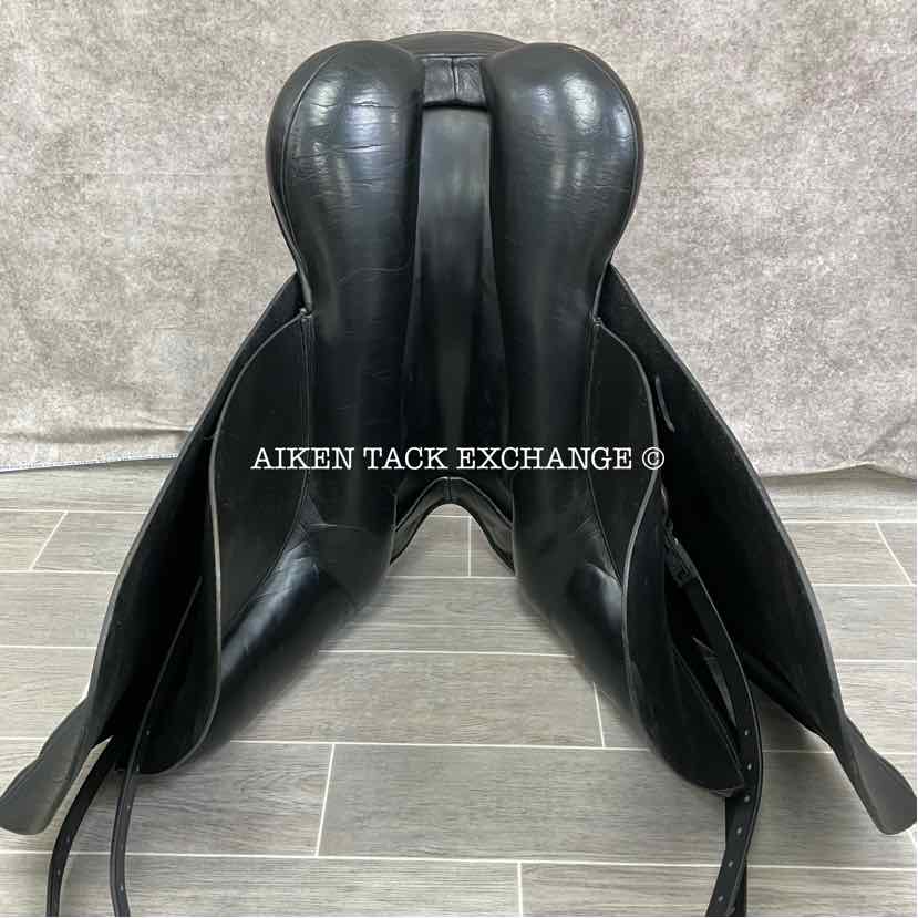 Cynron Dressage Saddle, 20" Seat, Extra Wide Tree, Wool Flocked Panels, Buffalo Leather