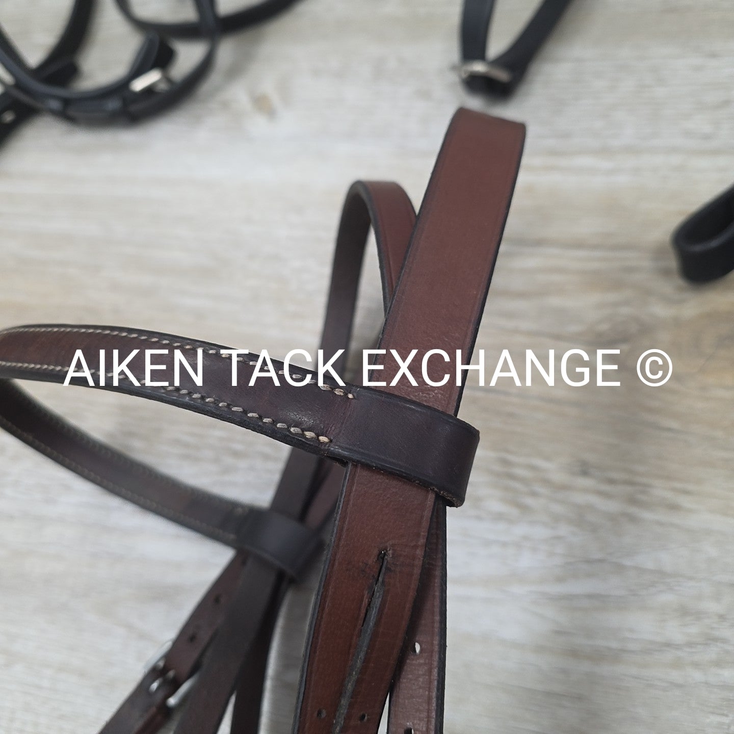 BARGAIN BUNDLE: Stubben Bridle with Reins & Unknown Brand Bridle with Laced Rein