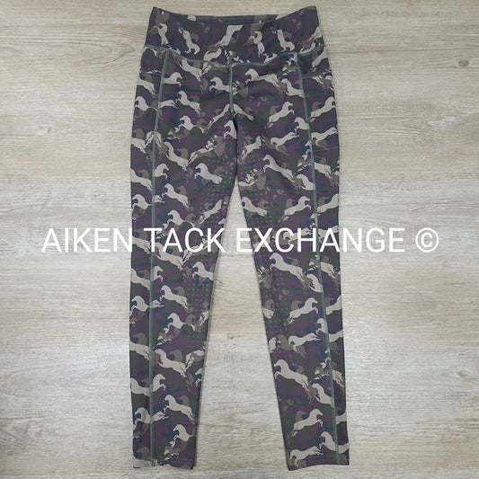 SmartPak Piper Silicone Grip Full Seat Tights, Medium