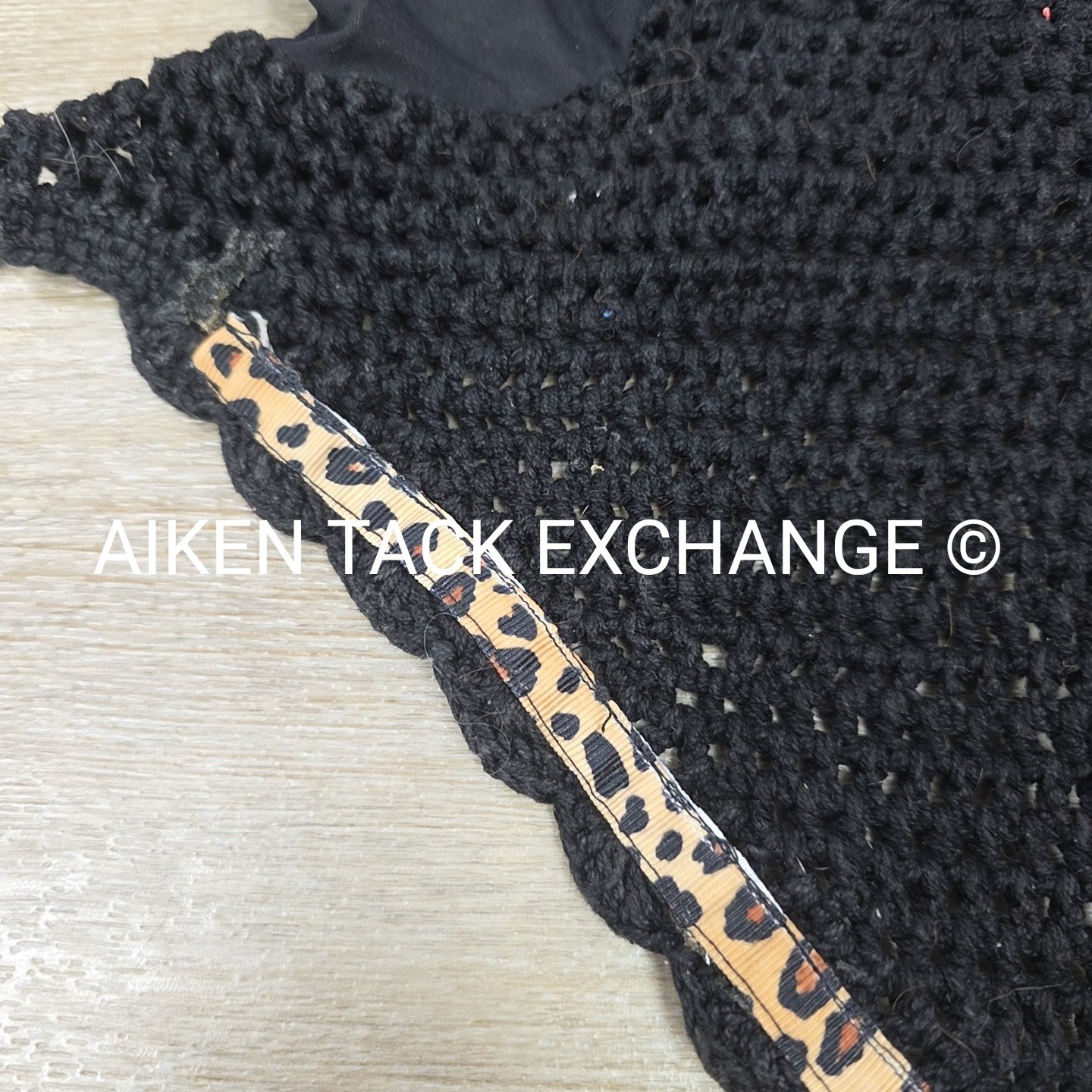 Leopard Print Ear Bonnet, Size Full