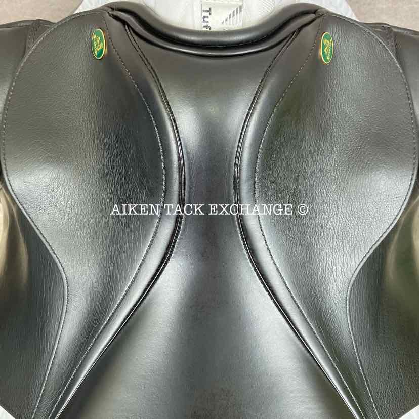 2000 Prestige Dressage 2000 Saddle, 18" Seat, 33 Tree - MW, Wool Flocked Panels