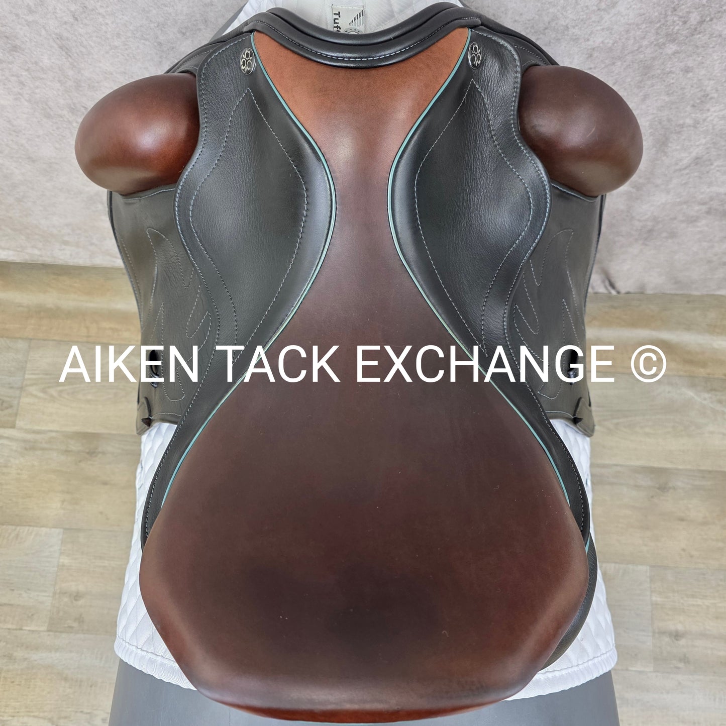 2019 Trilogy Allegiance Monoflap Dressage Saddle, 18" Seat, Medium Wide Tree, Wool Flocked Panels