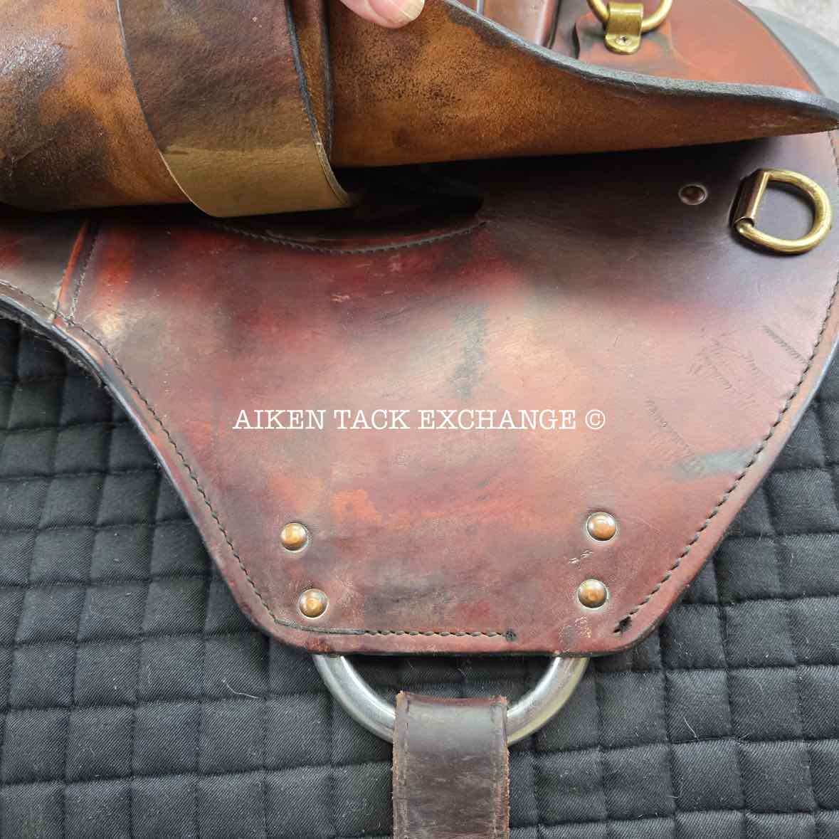 Big Horn Flex 807 Trail Endurance Saddle, 17" Seat, Flexible Tree - Medium Plus Fit with Endurance Bars
