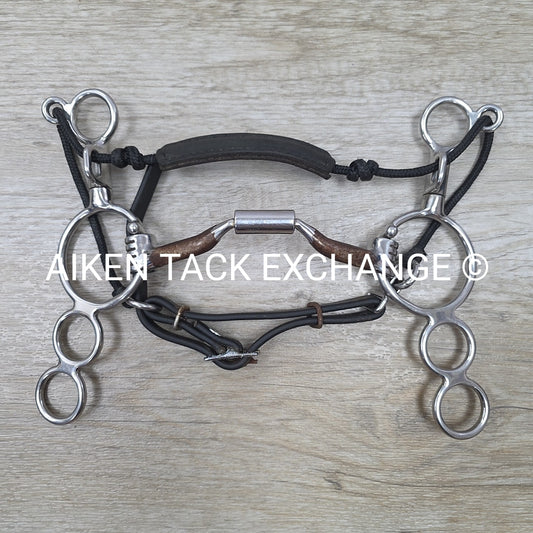 Myler 3 Ring Combination Bit with Low Port Comfort Snaffle MB 04 5"