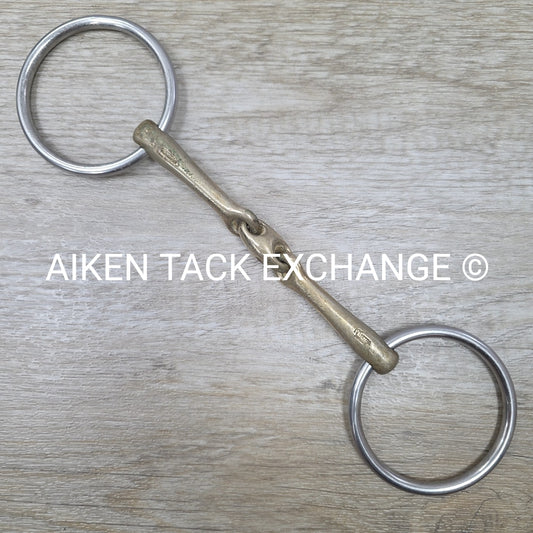 Herm Sprenger KK Ultra Sensogan Double Joint Loose Ring Bit 5.75"