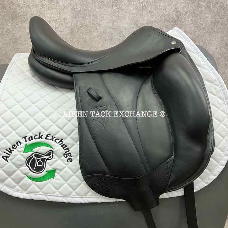**SOLD** 2015 Voltaire Adelaide Monoflap Dressage Saddle, 17" Seat, 2A Flap, Medium Wide Tree, XFIN Panels, Full Buffalo Leather