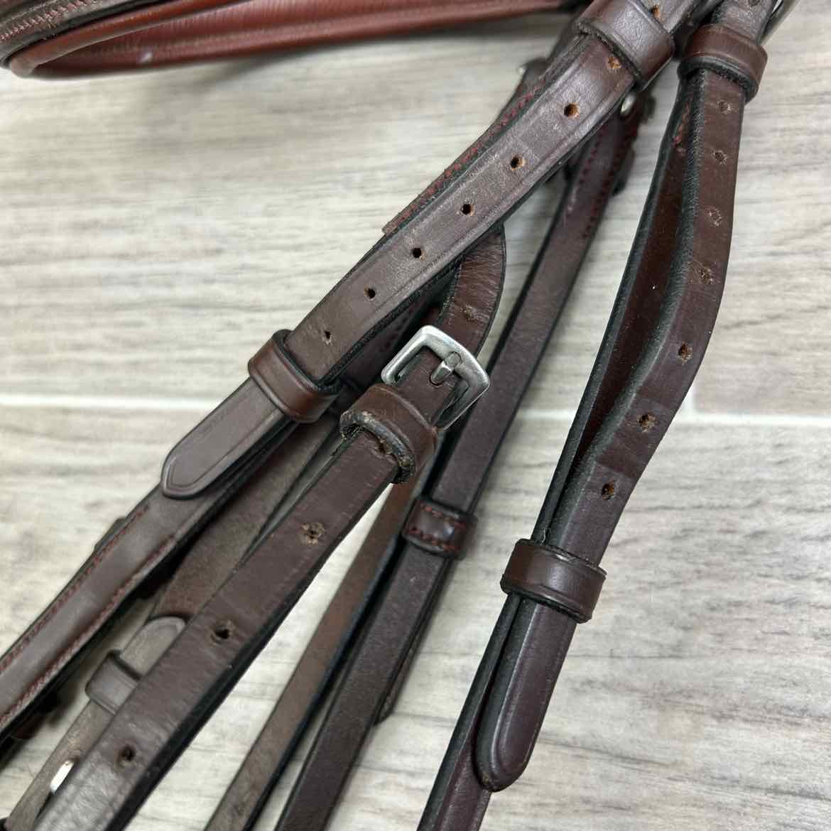 Dy'on New English Hackamore Bridle, Brown, Size Full