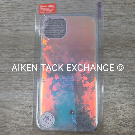 iPhone 15 Plus Case, Iridescent Camouflage