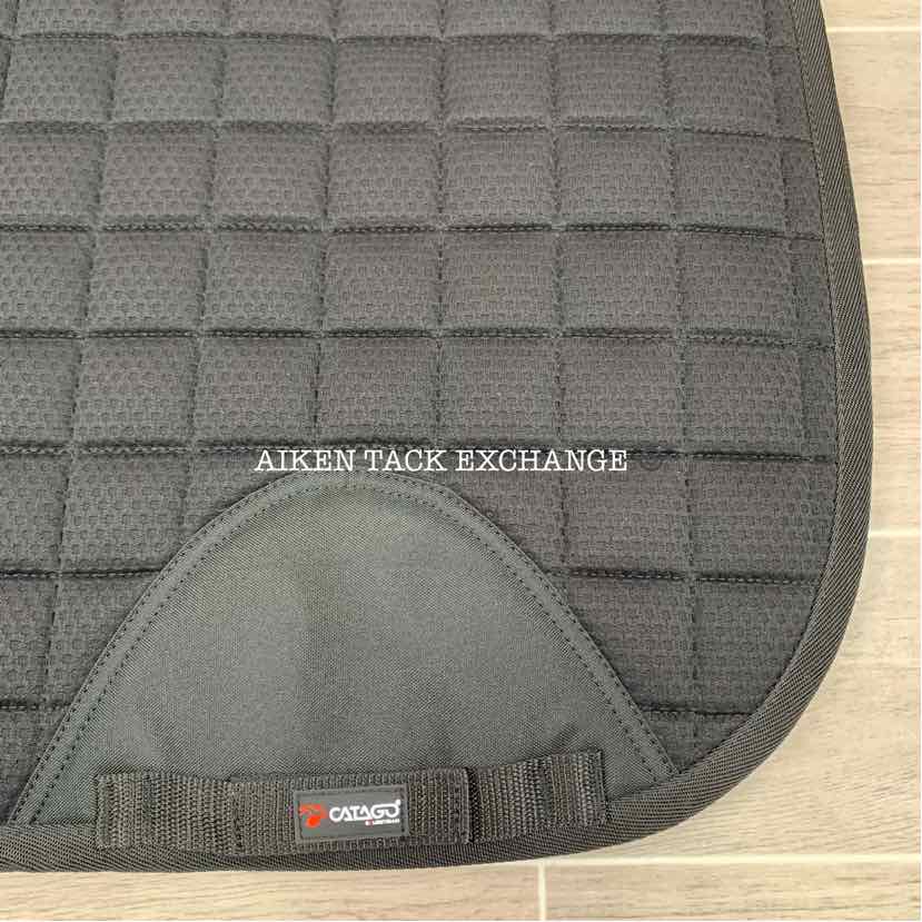 Catago FIR-Tech (Far Infrared Rays) Dressage Saddle Pad, White, Brand New