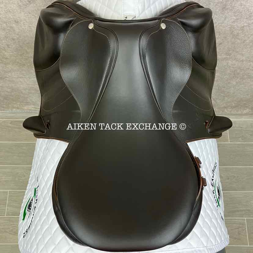 2023 Arion Atlas Cross Country Monoflap Jump Saddle, 17.5" Seat, 2A Flap, Medium Wide Tree, Foam Panels, Full Buffalo Leather