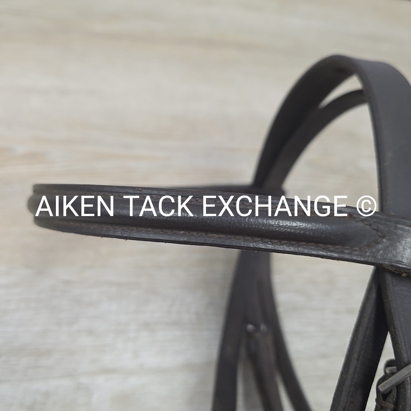 Plain Raised Bridle, No Reins, Brown, Size Cob