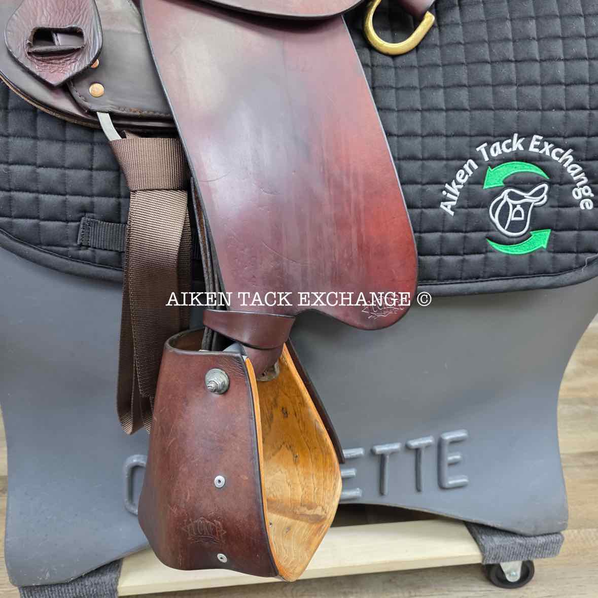 2006 Tucker 159 Endurance Trail Saddle, 16.5" Seat, Medium Tree - Semi QH Bars