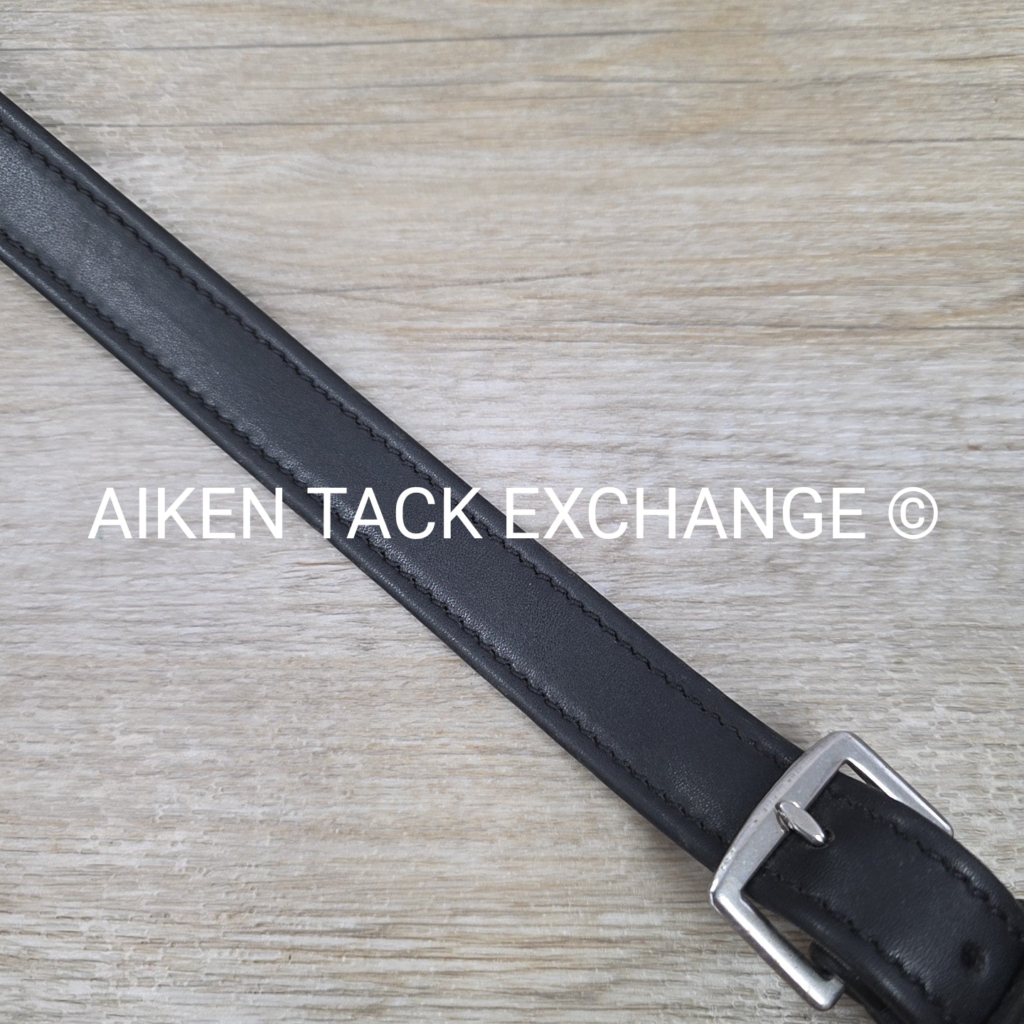 Synthetic Flat Running Martingale, Black, Size Cob