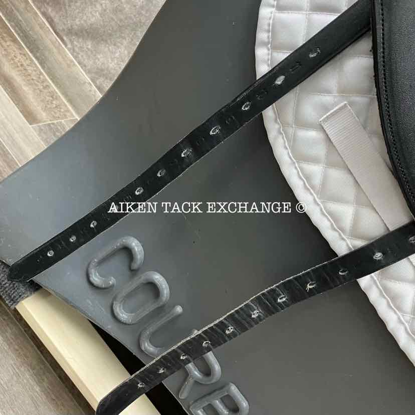 2023 Envy by Custom Saddlery Rhythm Monoflap Dressage Saddle, 17" Seat, Adjustable Tree, Wool Flocked Panels