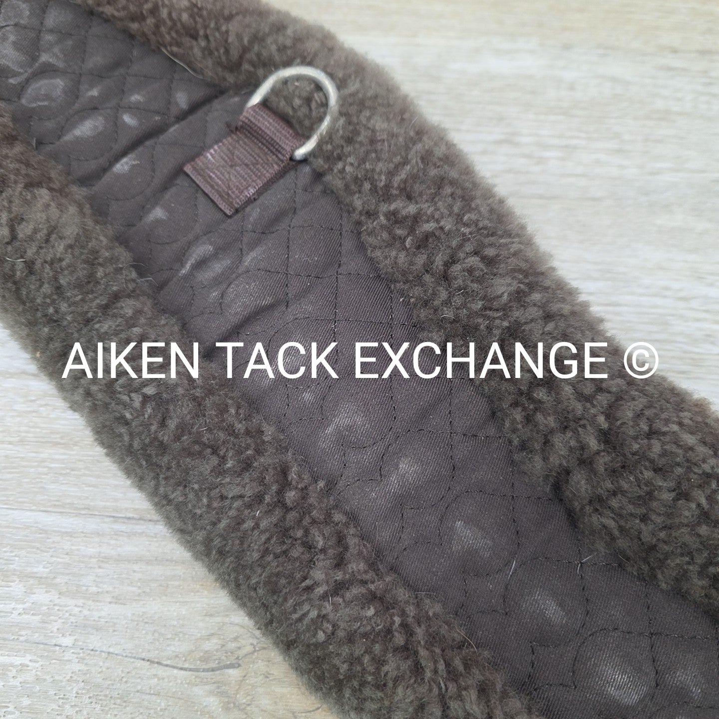 Contour Sheepskin Dressage Girth, Brown, 26"