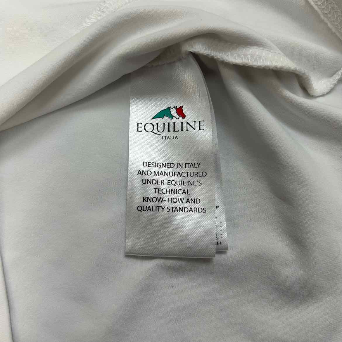 Equiline Long Sleeve Show Shirt, Size Large