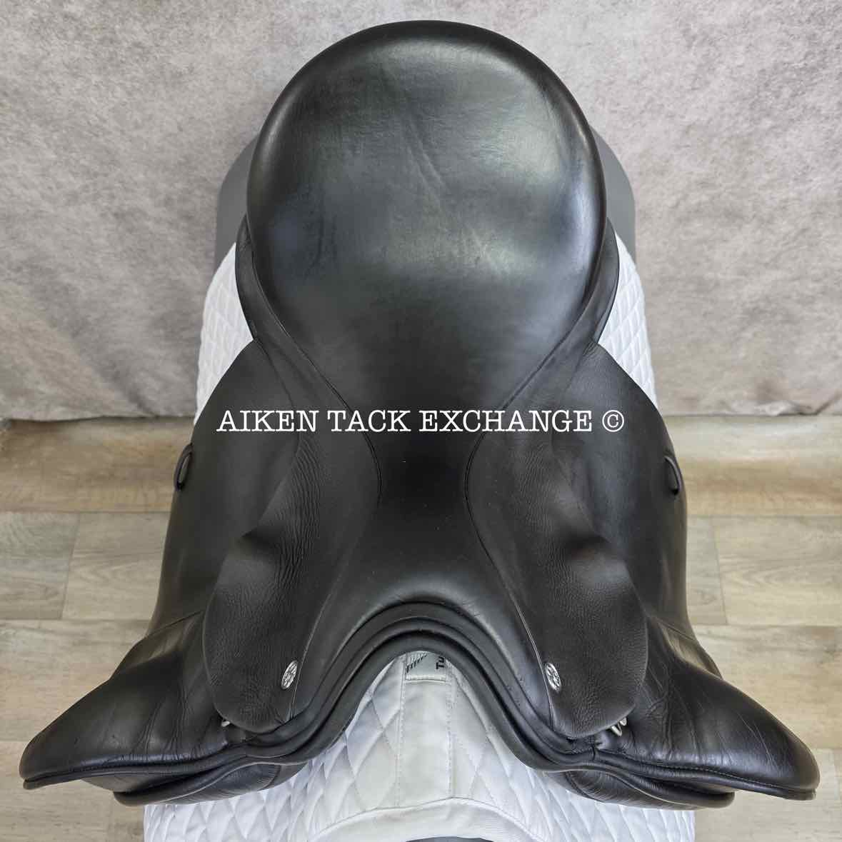 **SOLD** 2011 Trilogy Verago Elite Dressage Saddle, 18" Seat, Medium Wide Tree, Wool Flocked Panels