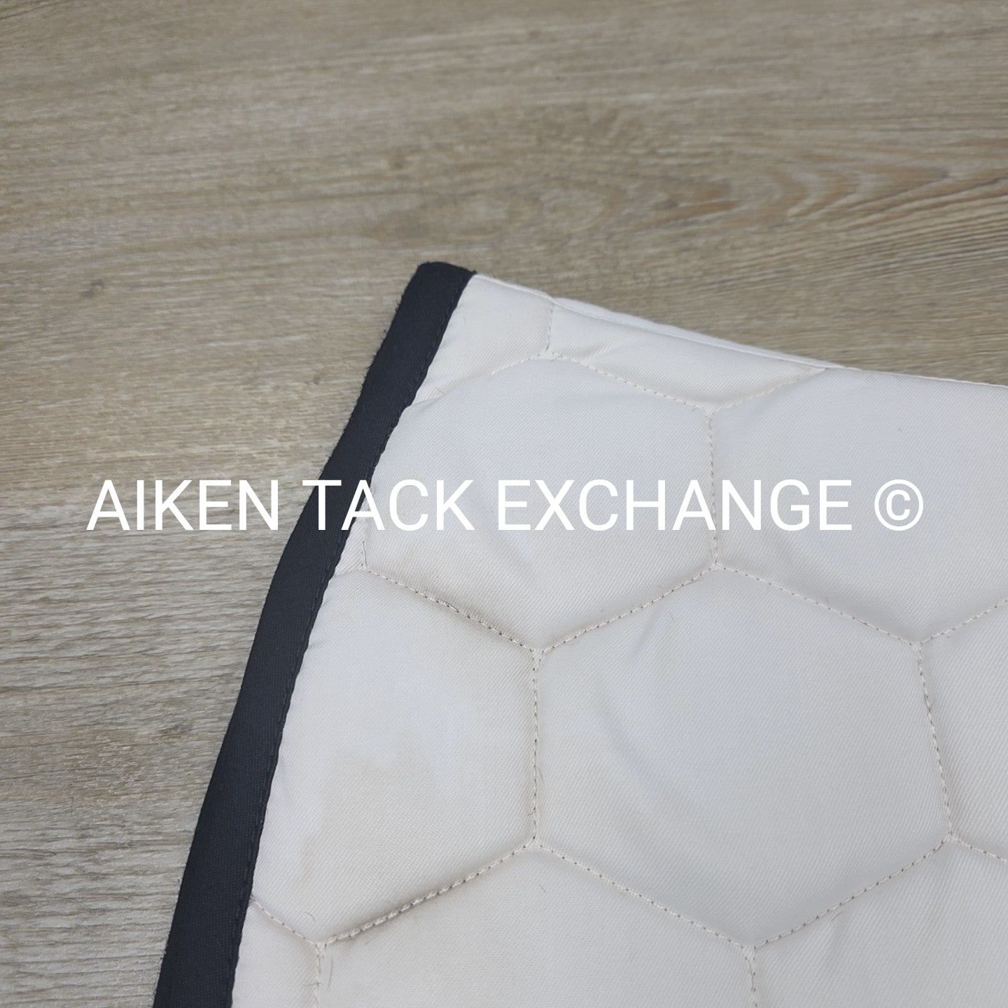 Arion Dressage Saddle Pad, White (has stains)