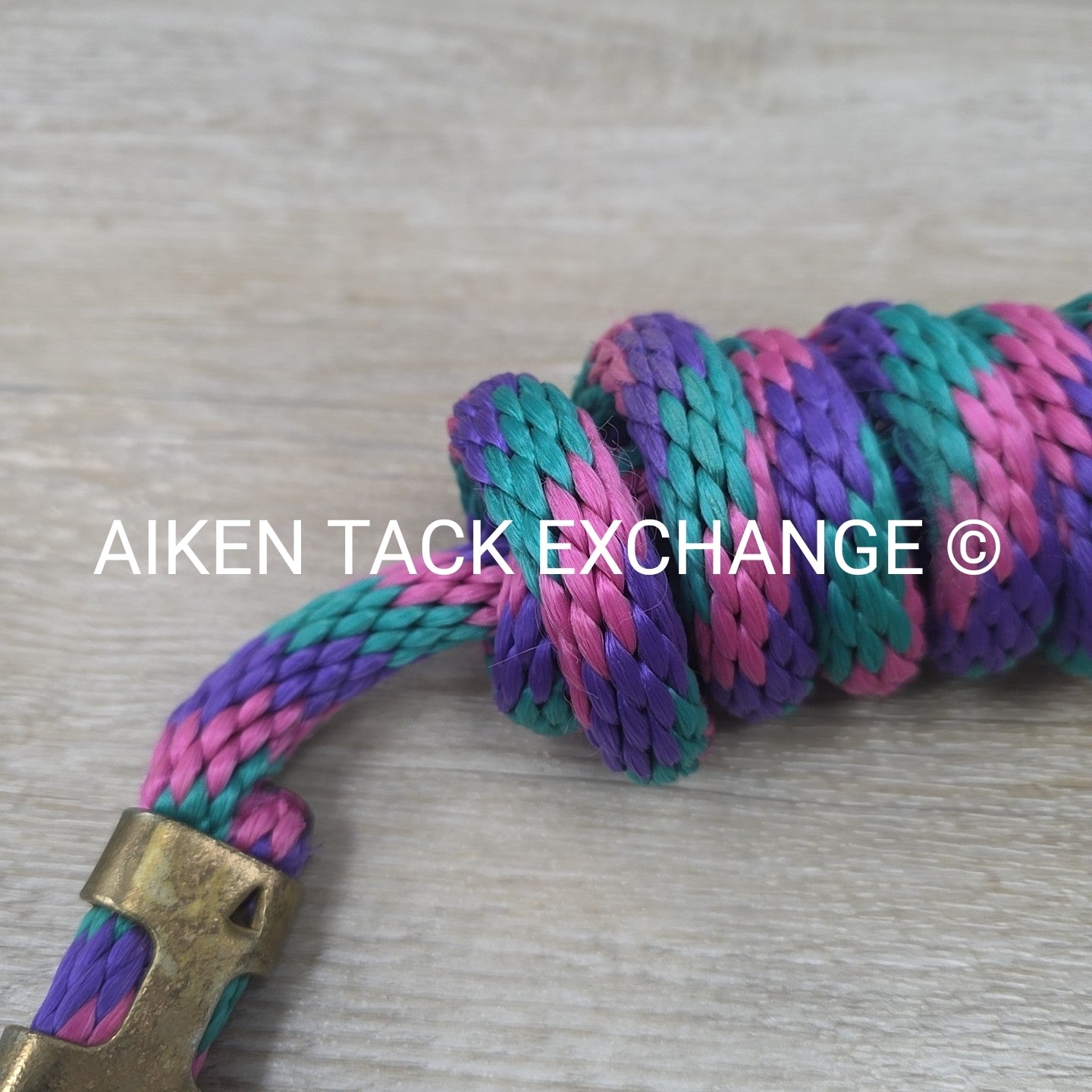 Nylon Lead Rope with Brass Plated Snap