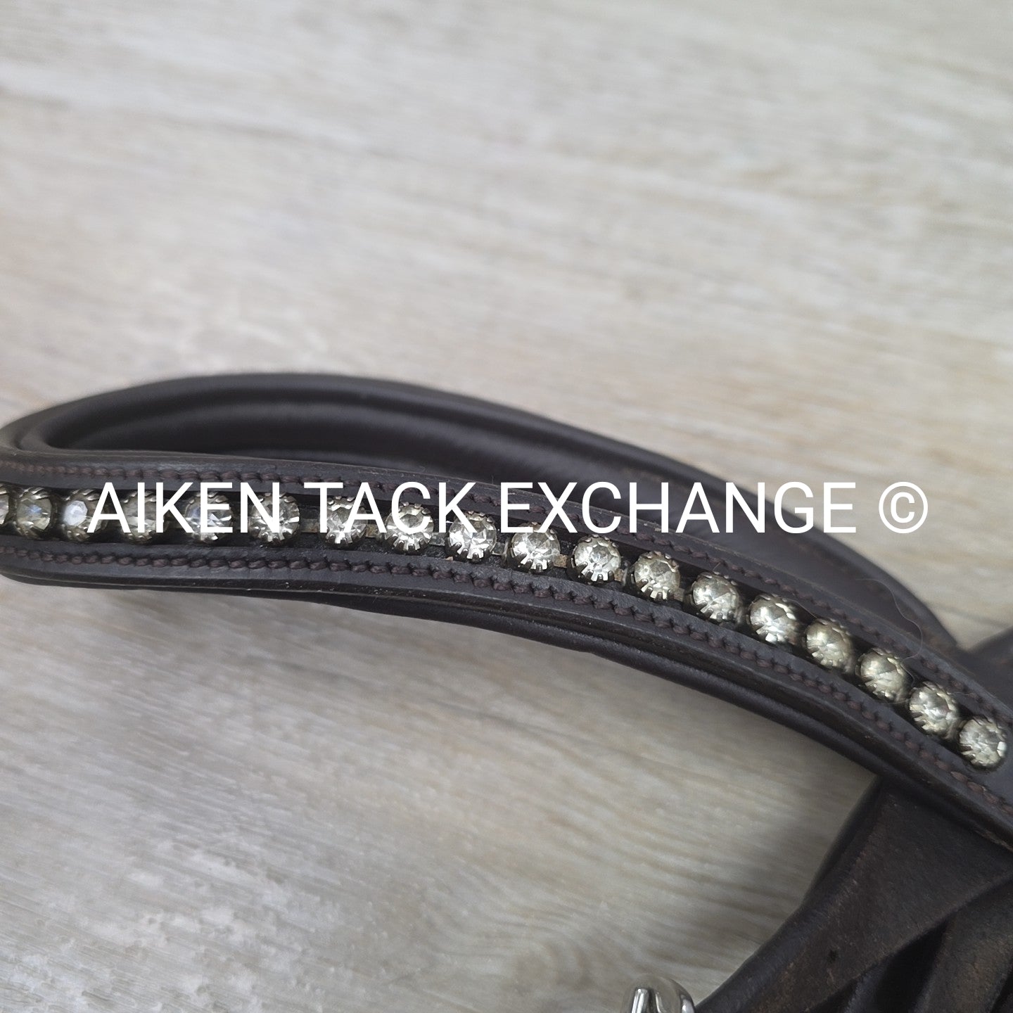 Monocrown Figure 8 Bridle, No Reins, Brown, Size Full