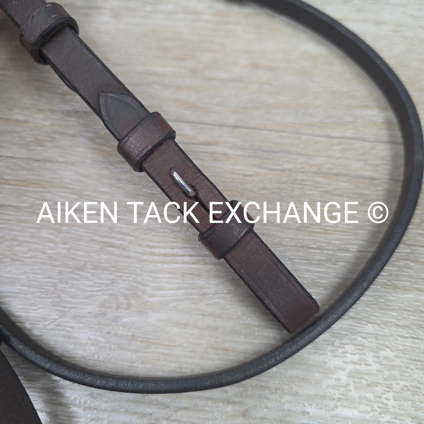 Plain Bridle, No Noseband, No Reins, Brown, Size Full