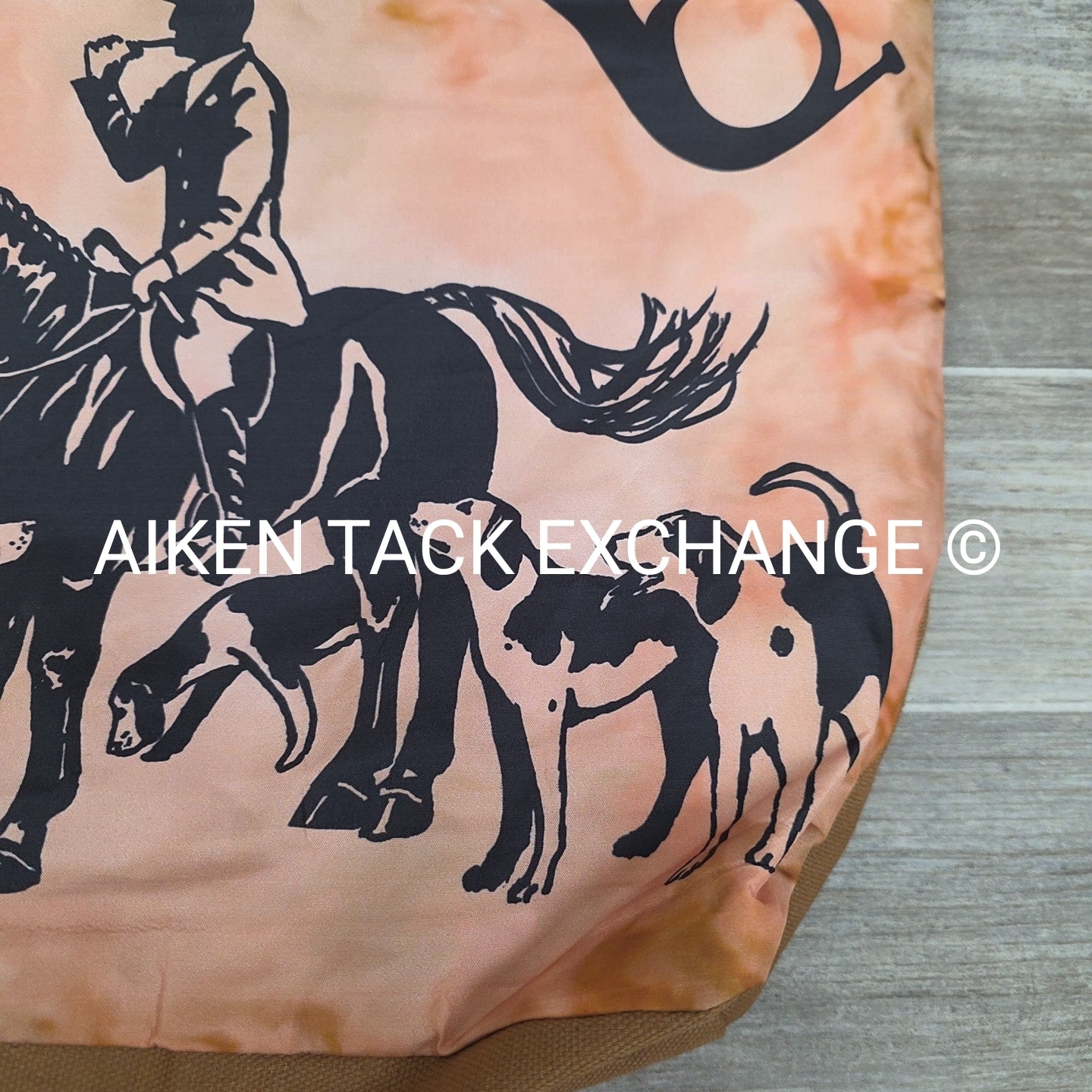 Canvas Foxhunting Tote Bag