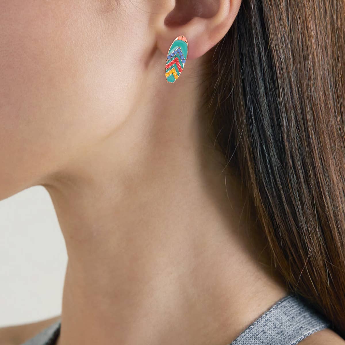 Surfing Earrings Assorted Set: 8 Pairs