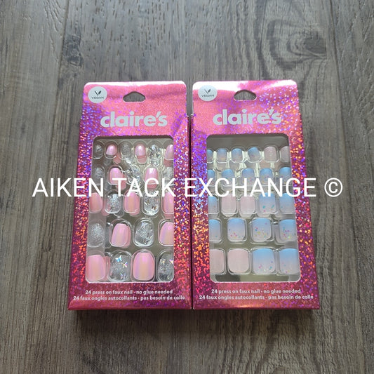 Claire's Press-On Nails (2 Sets) - 24 Count Each (48 Total)