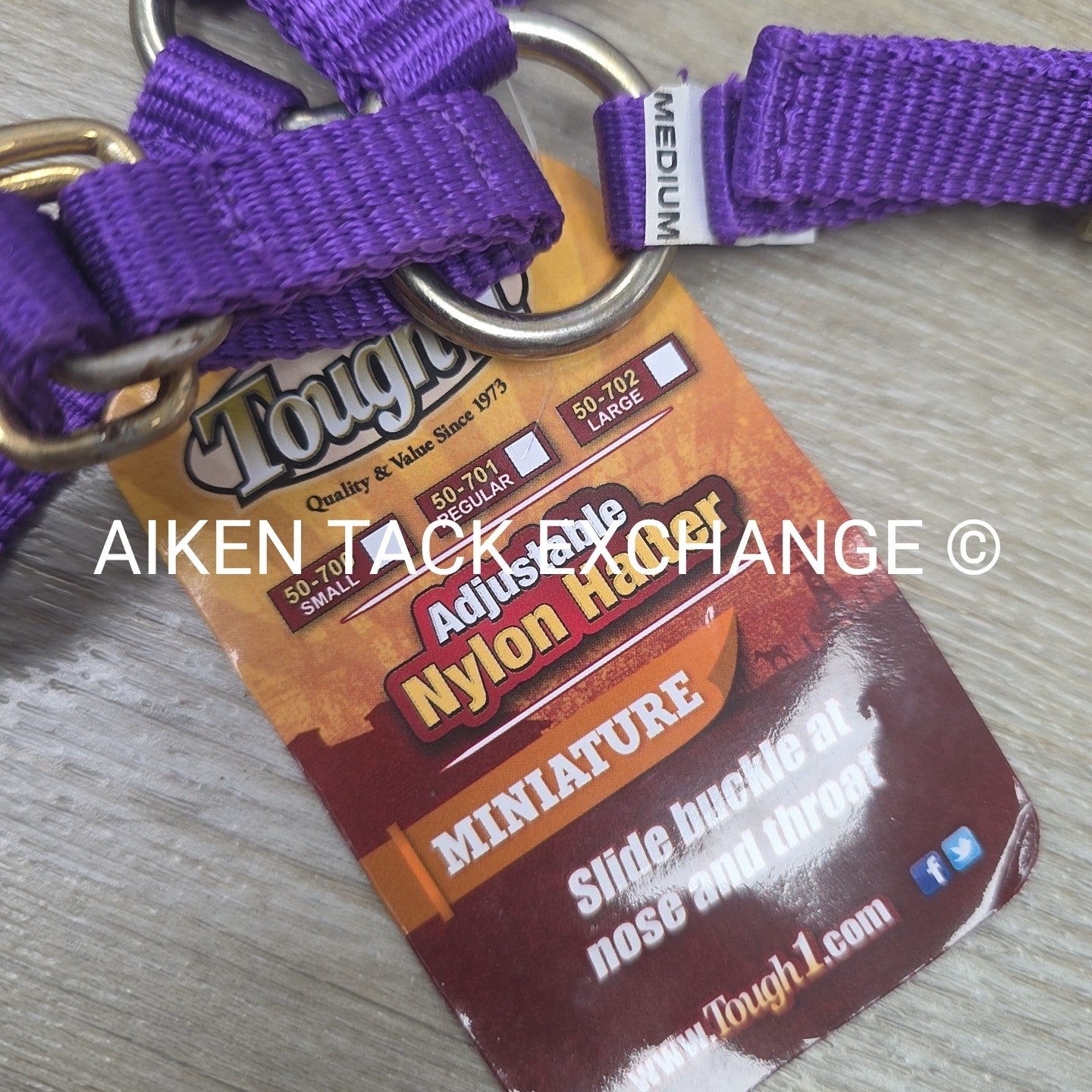 Tough1 Adjustable Nylon Halter, Medium Mini
