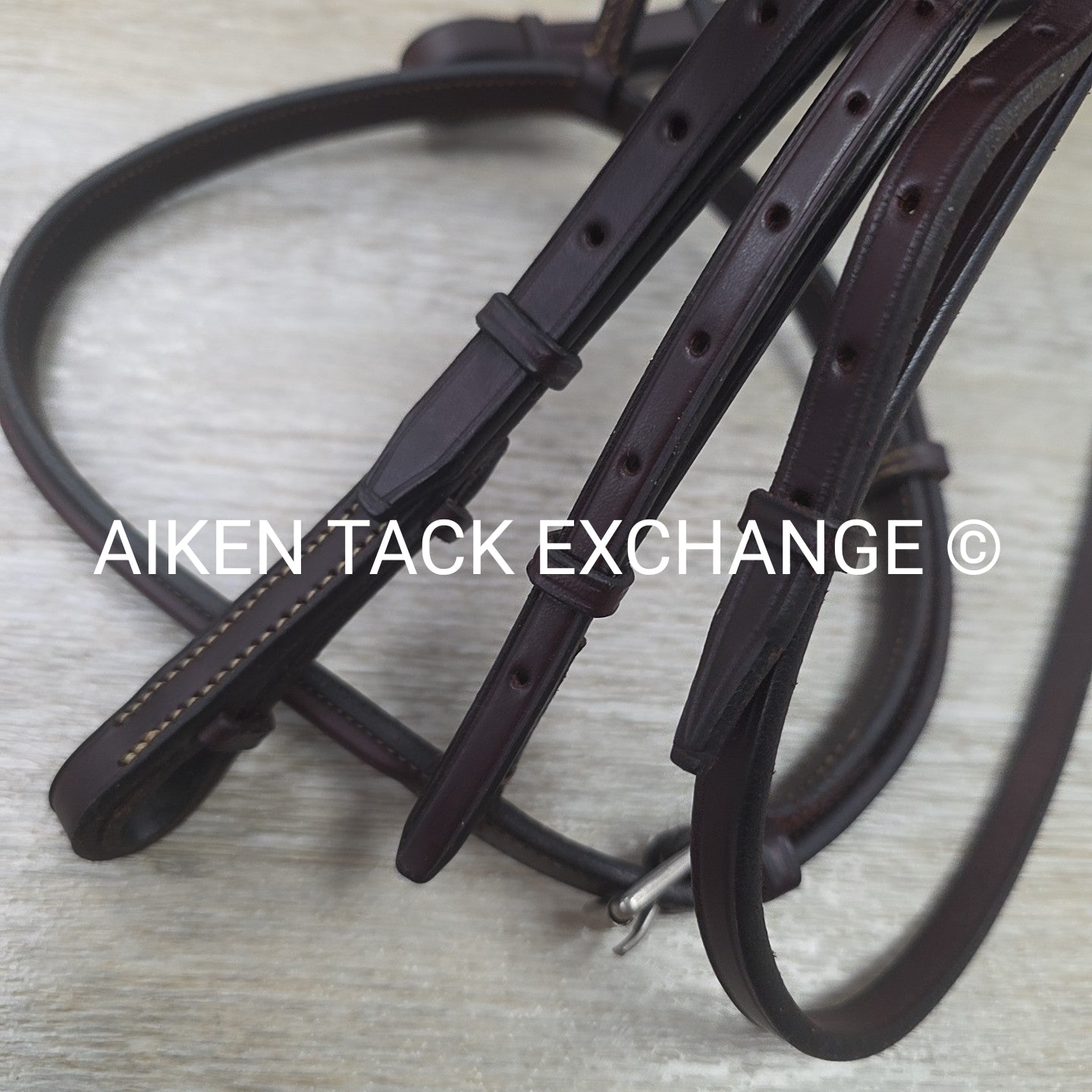 Edgewood Plain Raised Bridle, No Reins, Brown, Size Full