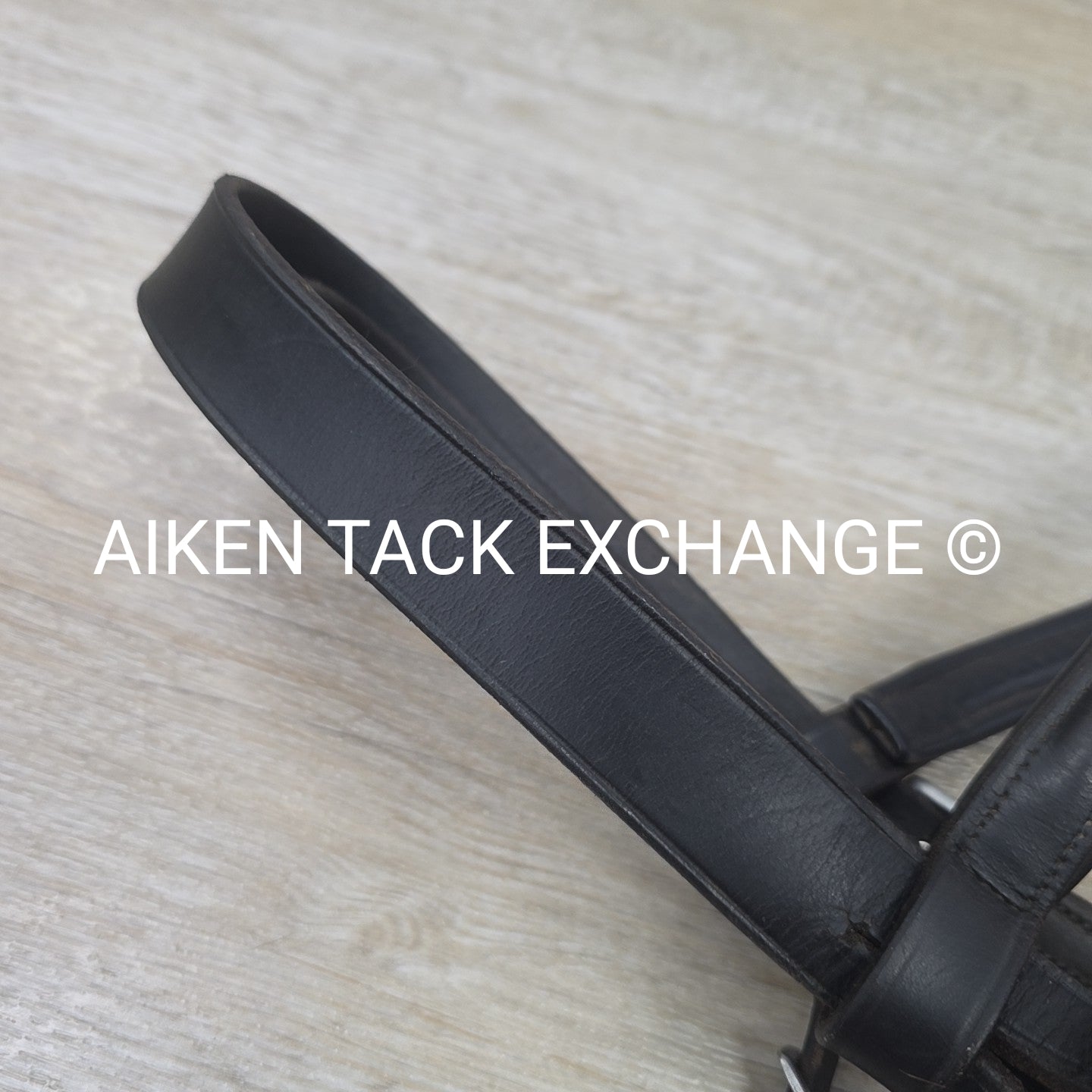 Plain Raised Bridle, Missing Flash Strap, No Reins, Oversize