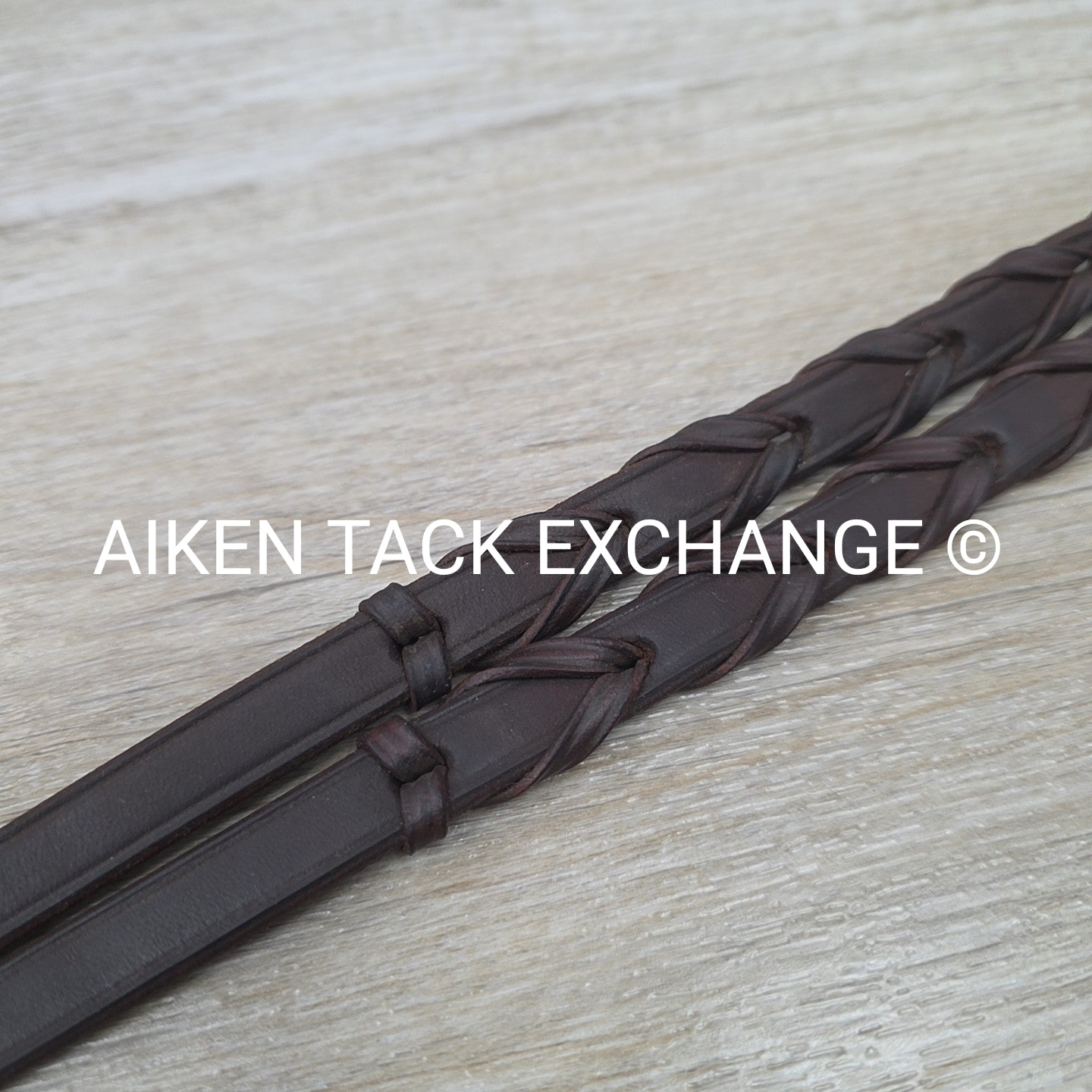 Fancy Stitched Bridle with Laced Reins, Brown, Size Full