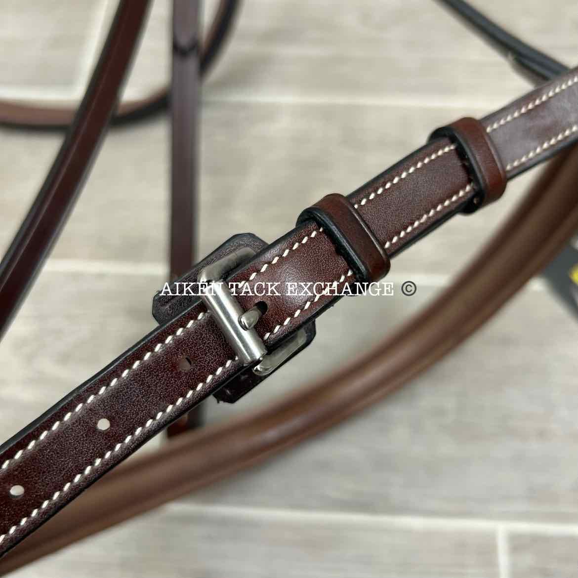 KL Select KL Italia Venezia Hunter Bridle with Reins, Brown, Size Full