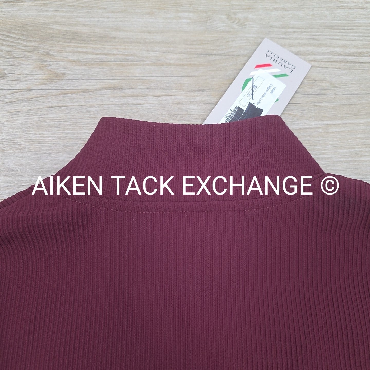 Lauria Garrelli Livigno Ribbed Long Sleeve Top, Size Medium