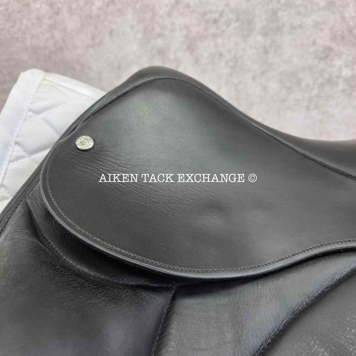 2011 Stackhouse Monoflap Dressage Saddle, 17" Seat, Medium Narrow Tree