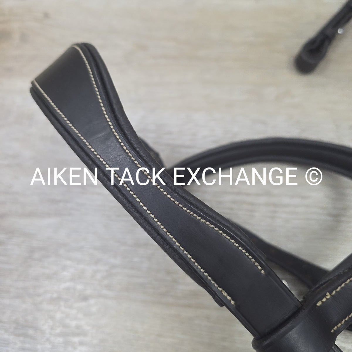 Monocrown Fancy Stitched Bridle with Laced Reins, Brown, Size Full