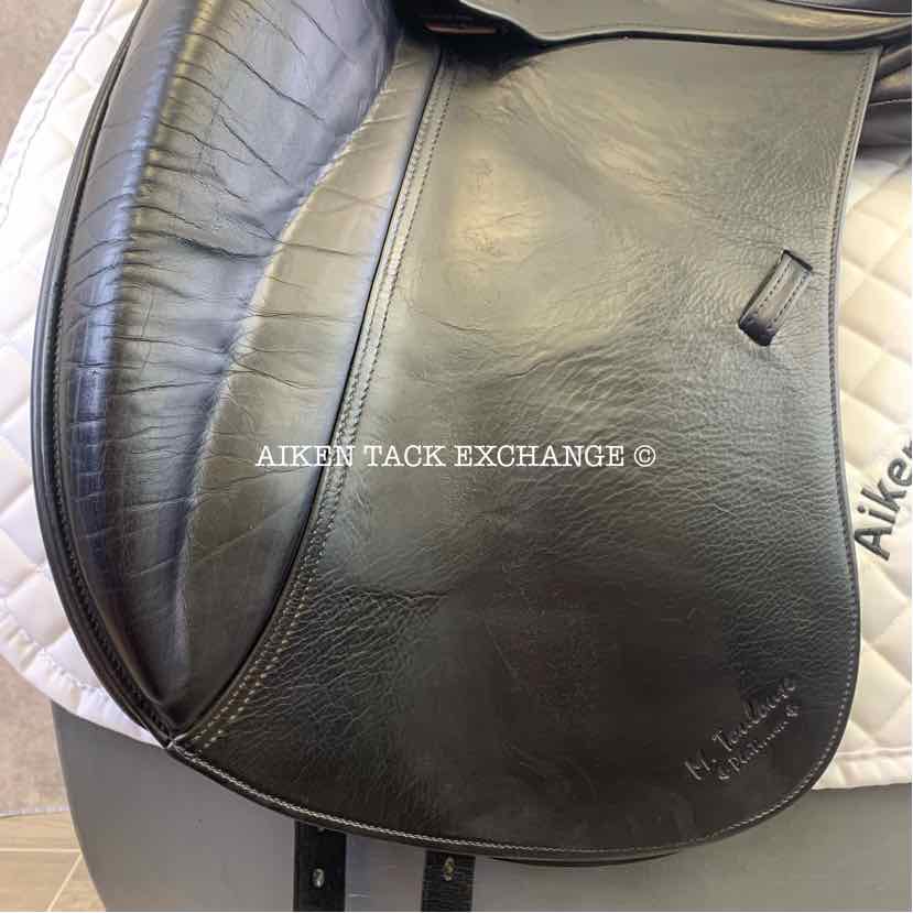 **SOLD** 2012 Marcel Toulouse Marianne Platinum Genesis Dressage Saddle, 17.5" Seat, Adjustable Tree, Wool Flocked Panels