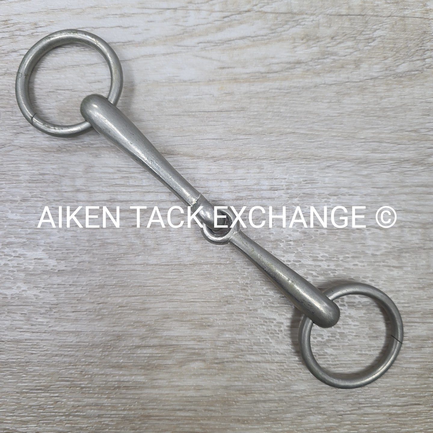 Star Steel Silver Single Joint Loose Ring Bradoon Bit 4.75"