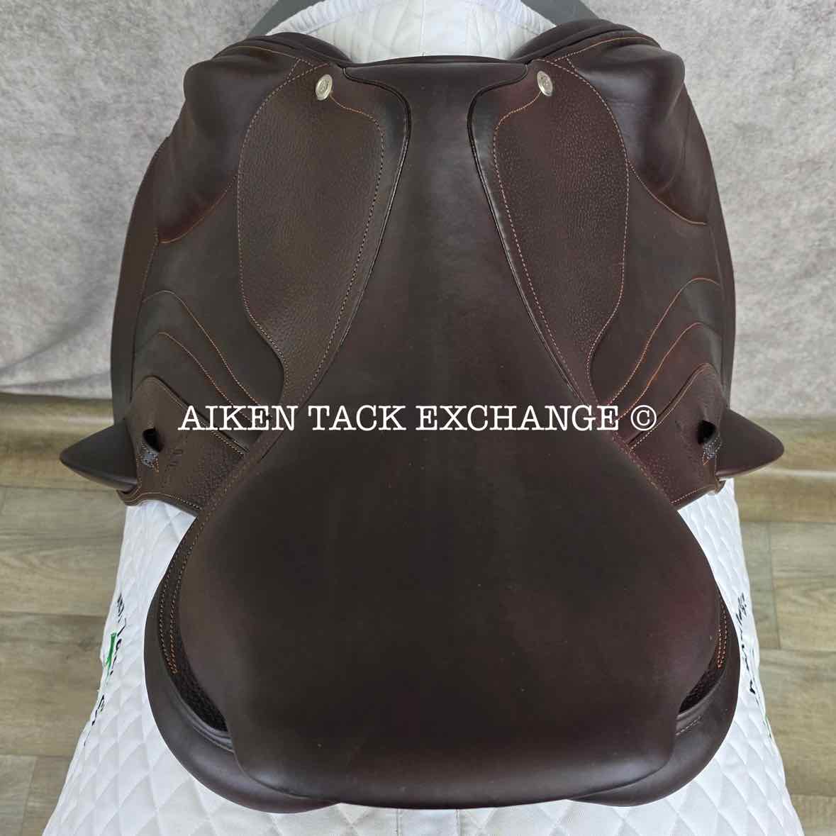 2020 CWD SE09 Monoflap Jump Saddle, 18" Seat, 2A Flap, Medium Tree, Foam Panels, Full Buffalo Leather