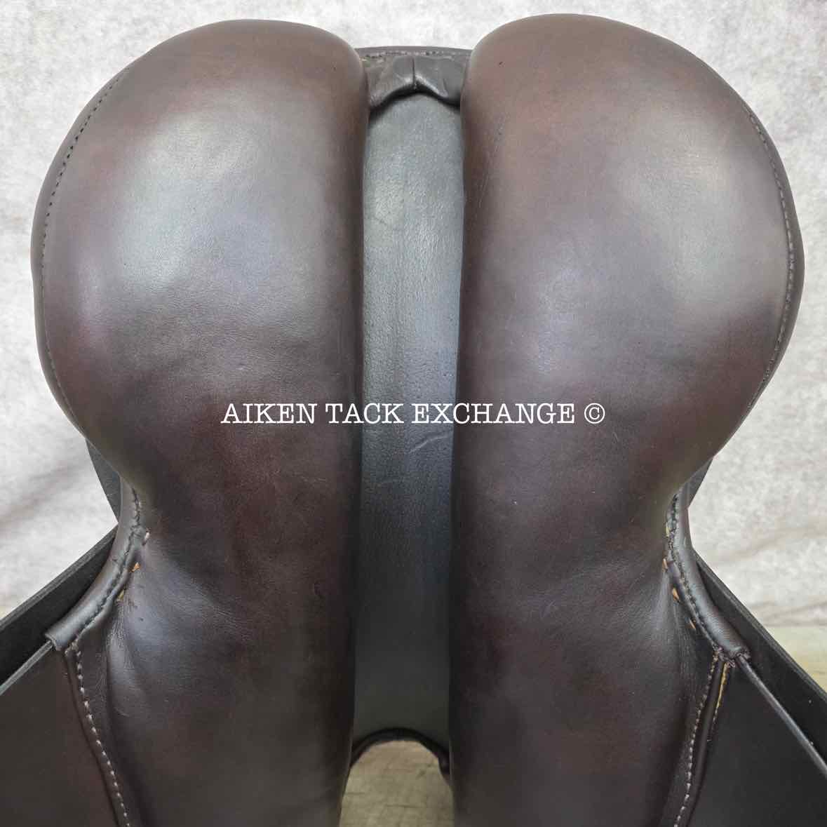 Max Hopfner Dressage Saddle, 18" Seat, Medium Tree, Wool Flocked Panels