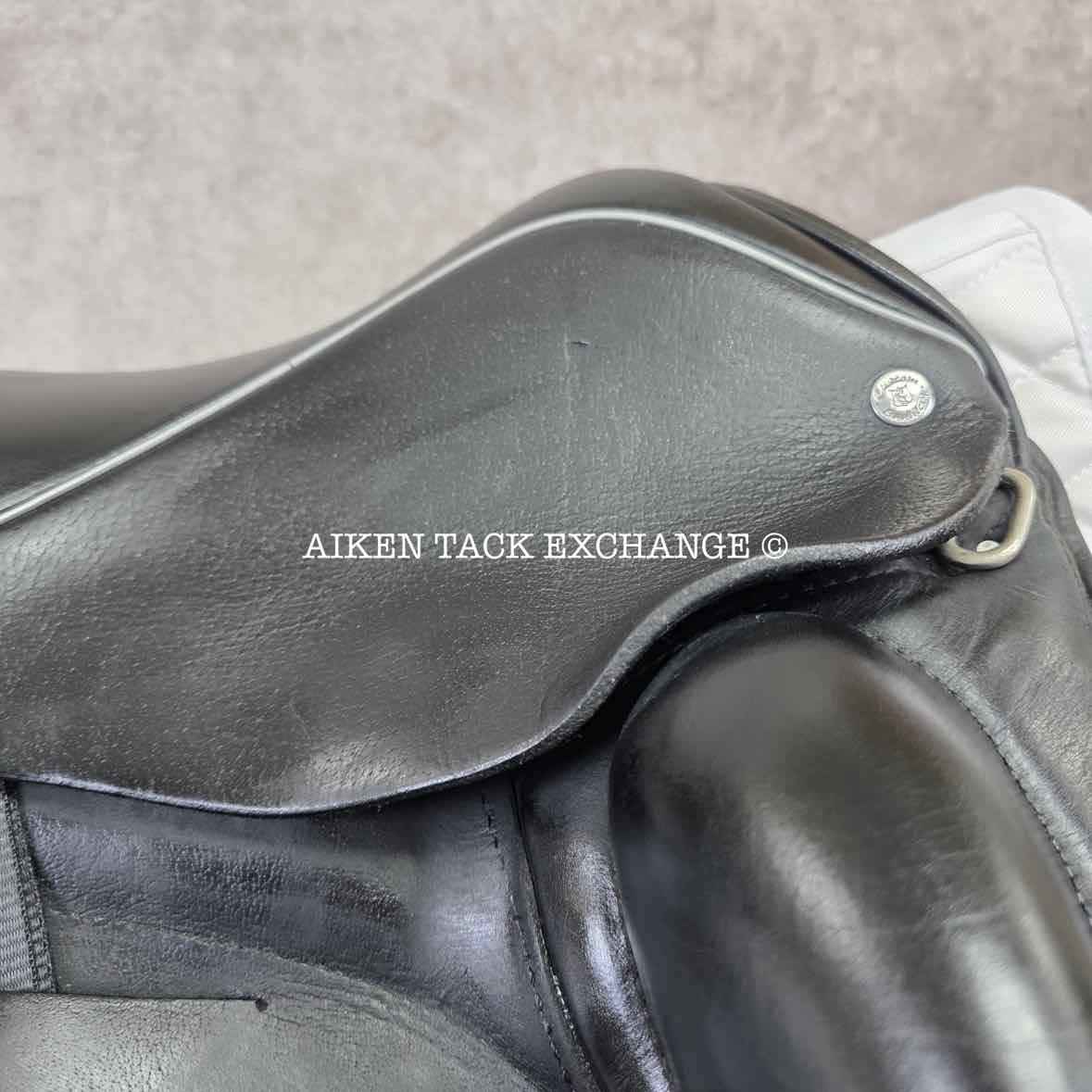2015 Custom Saddlery Wolfgang Omni Dressage Saddle, 18" Seat, Adjustable Tree, Wool Flocked Panels