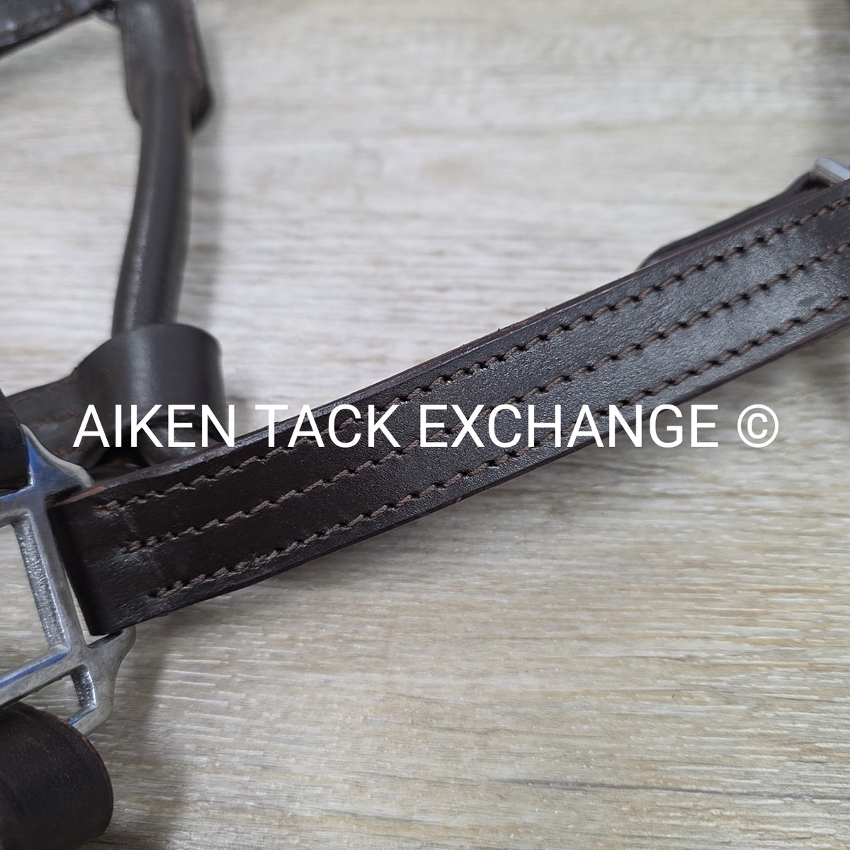 Leather Halter, Brown, Size Full