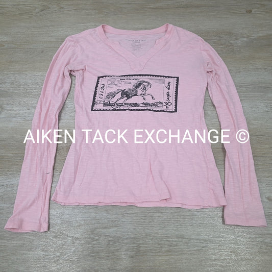 Cowgirls for a Cause Long Sleeve Top, Women's Medium