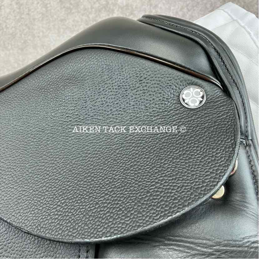 2022 Trilogy Verago Elite Dressage Saddle, 18" Seat, Medium Tree, Wool Flocked Panels